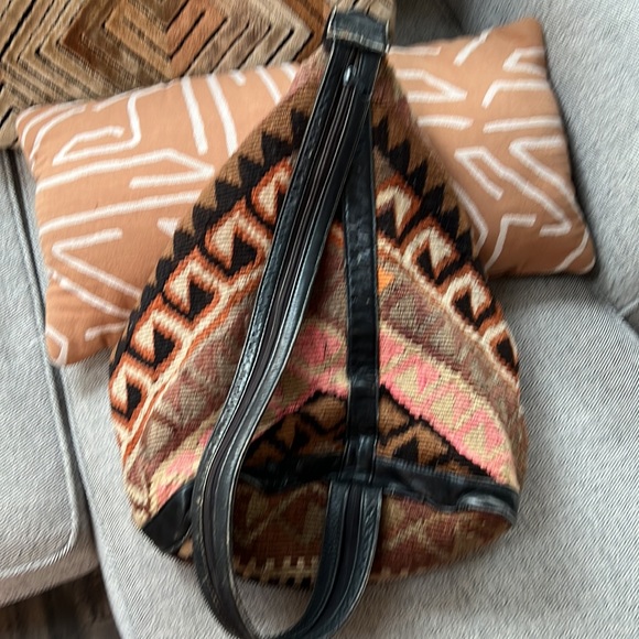 Vintage bucket shoulder/backpack bag - Picture 9 of 9